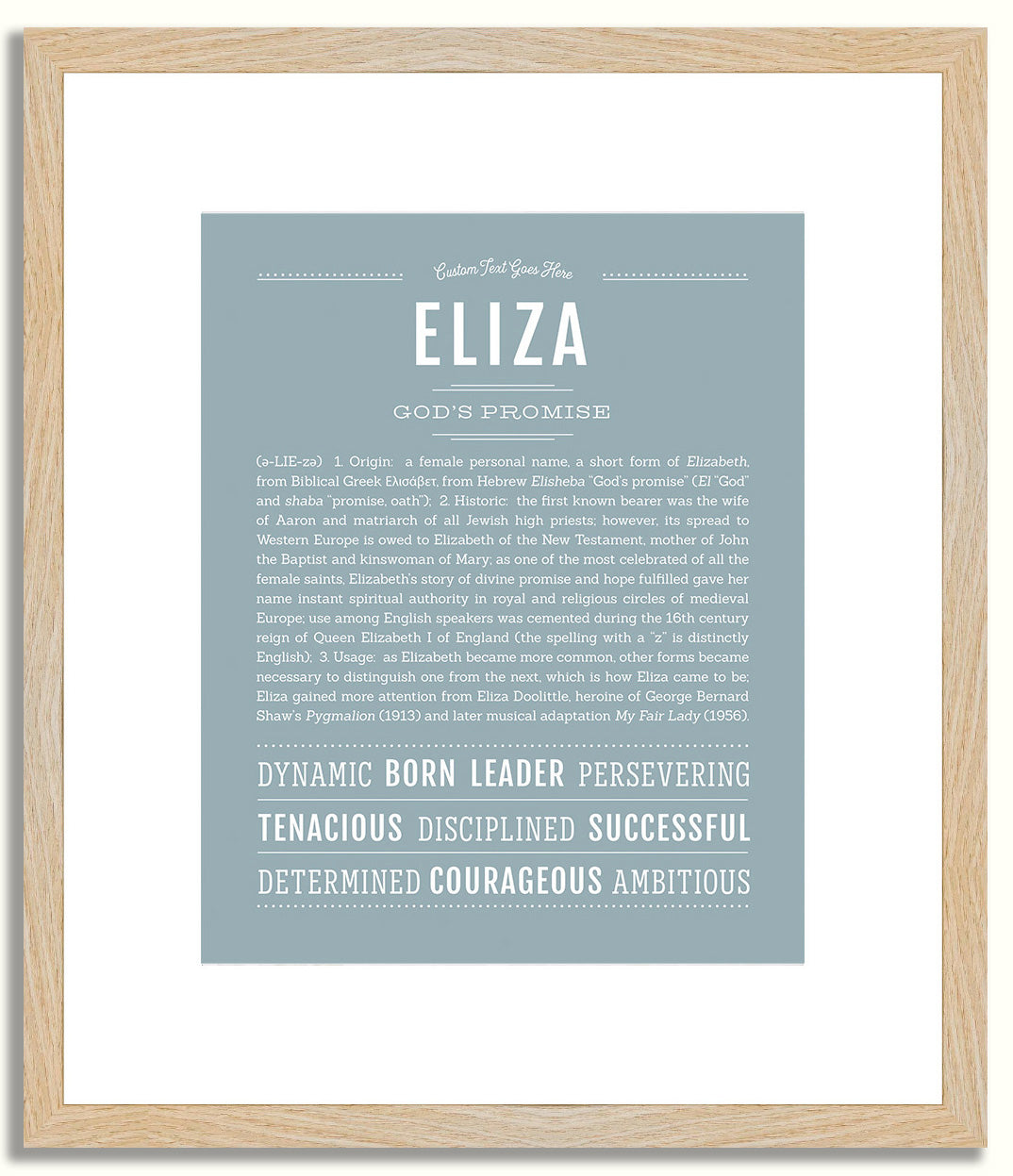 Eliza | Name Art Print