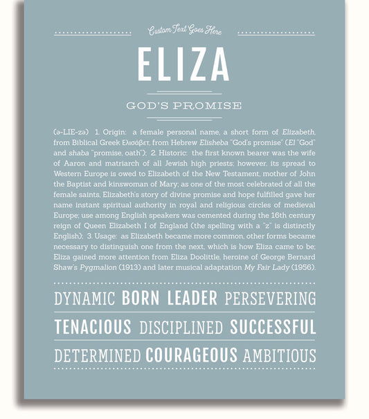 Frame Options | Powder Blue | White Frame, Matted