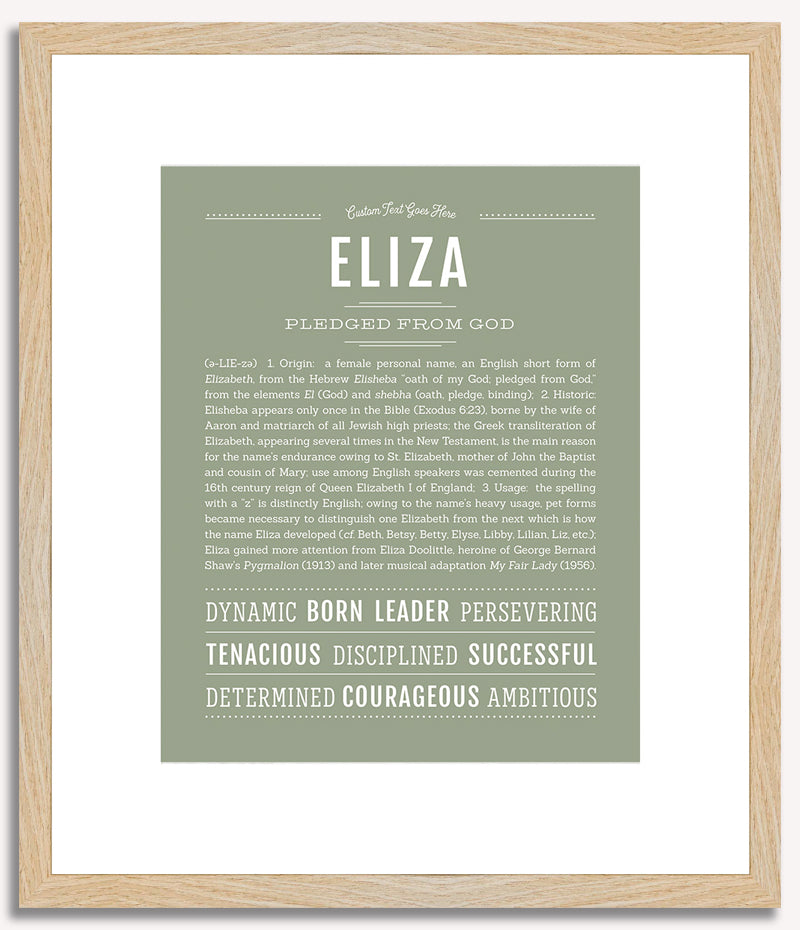 Eliza | Name Art Print