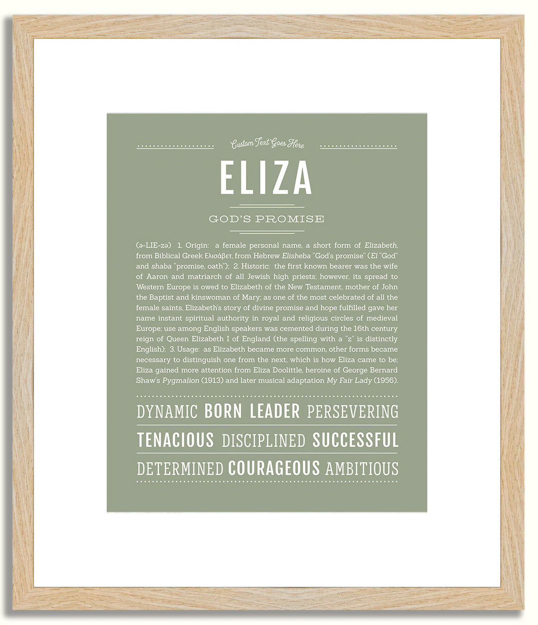 Eliza | Name Art Print