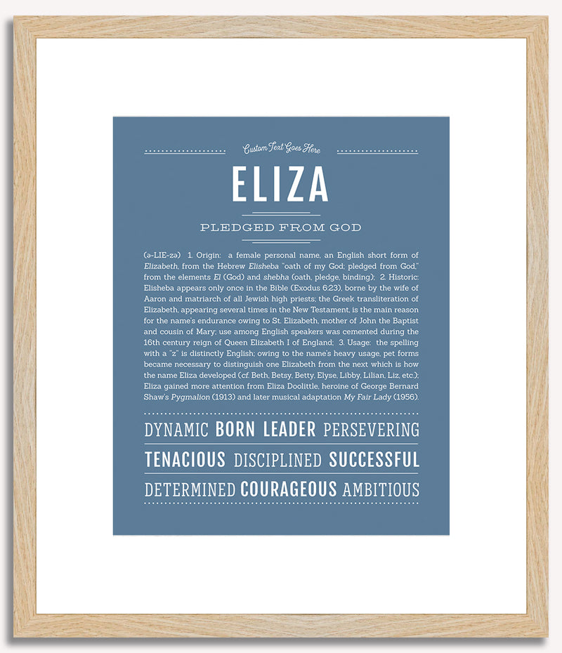 Eliza | Name Art Print