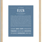 Eliza | Name Art Print