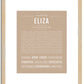 Eliza | Name Art Print