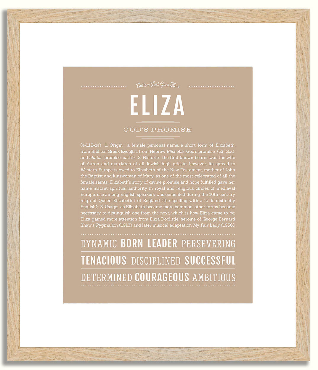 Eliza | Name Art Print