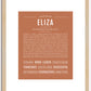 Eliza | Name Art Print