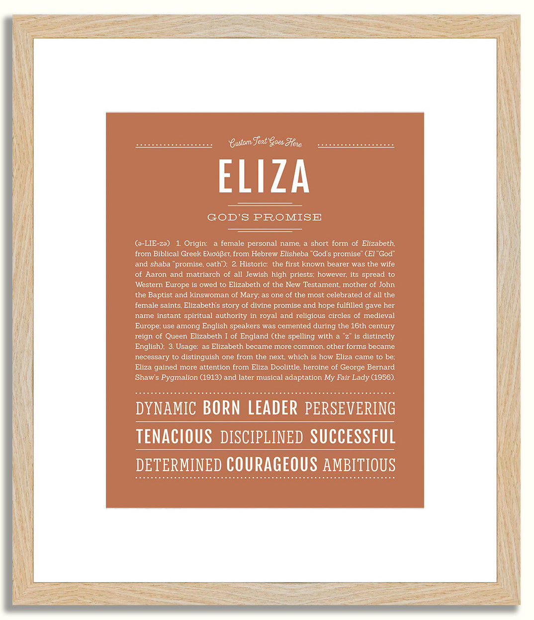 Eliza | Name Art Print