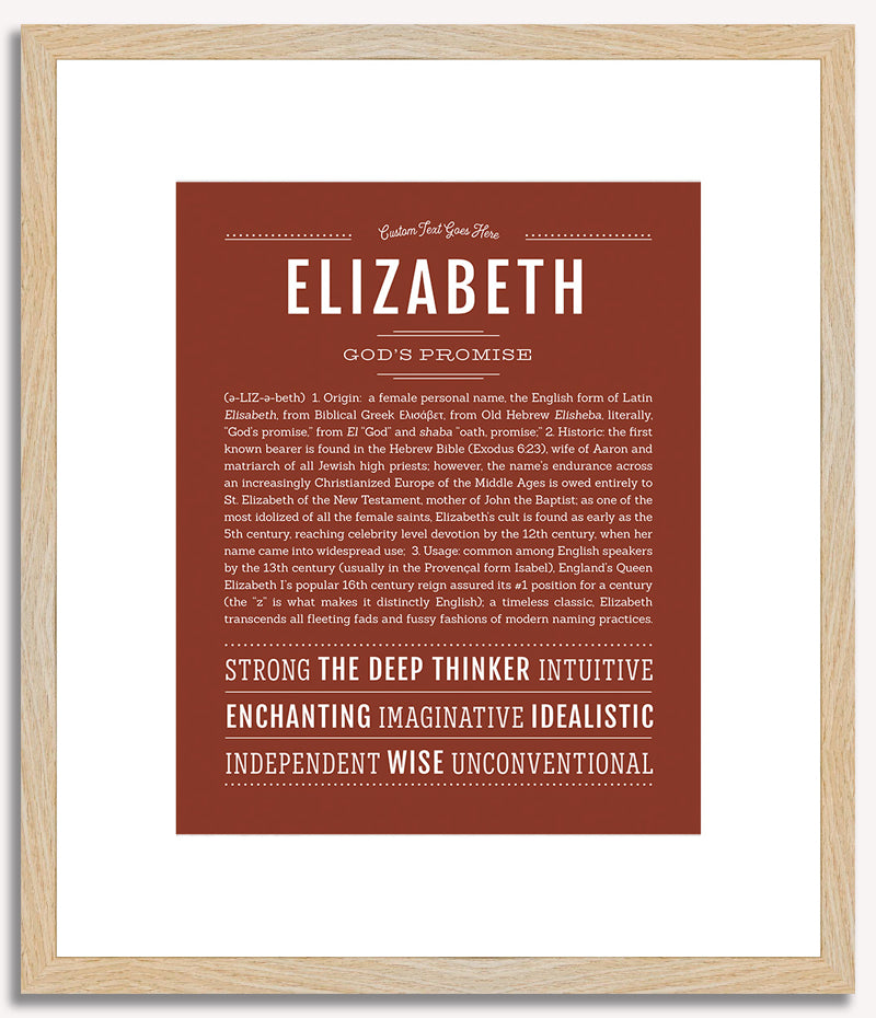 Elizabeth | Name Art Print