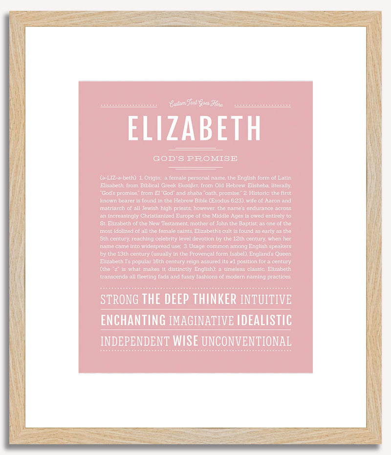 Elizabeth | Name Art Print