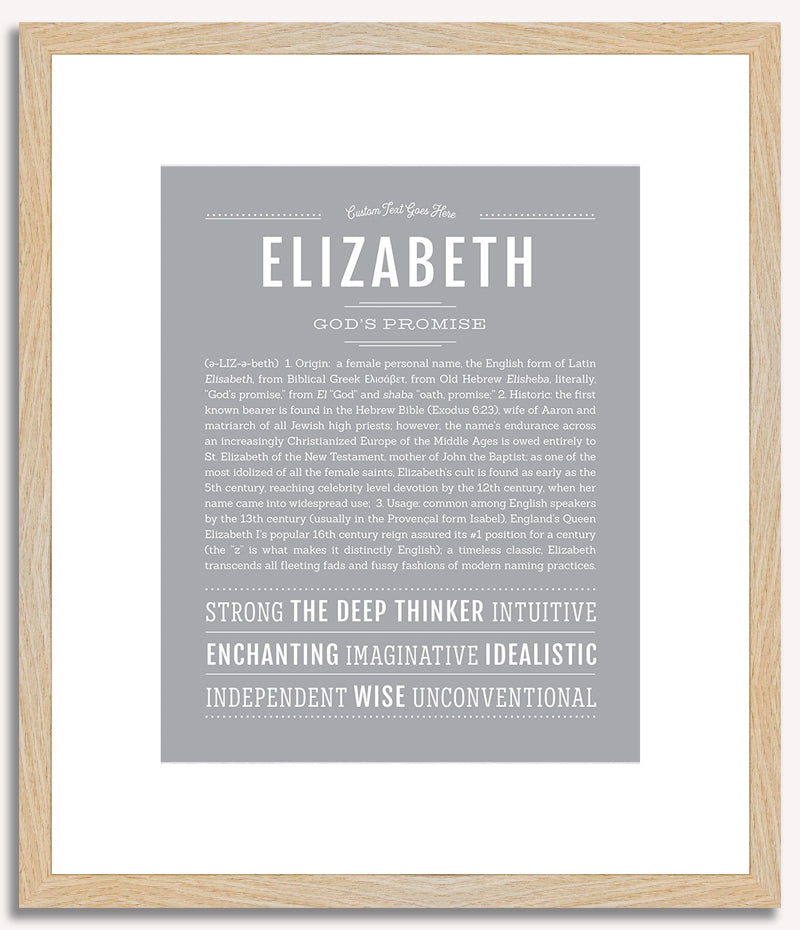 Elizabeth | Name Art Print