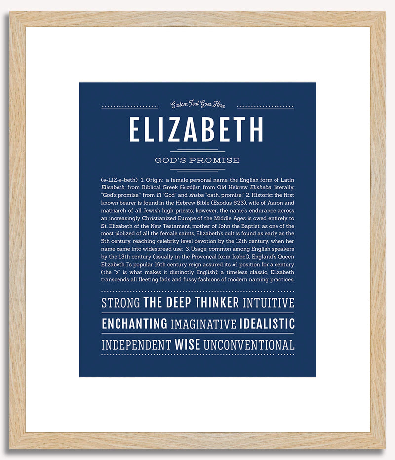 Elizabeth | Name Art Print