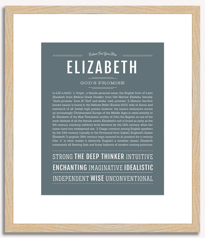 Elizabeth | Name Art Print