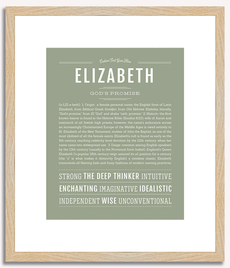 Elizabeth | Name Art Print