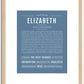 Elizabeth | Name Art Print