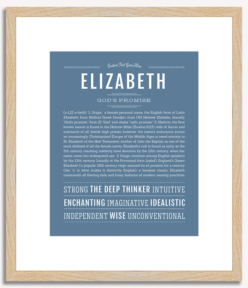 Elizabeth | Name Art Print