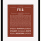 Ella | Name Art Print