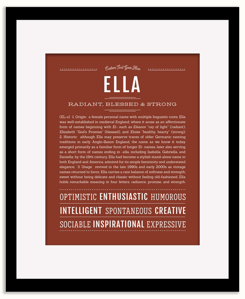 Ella | Name Art Print