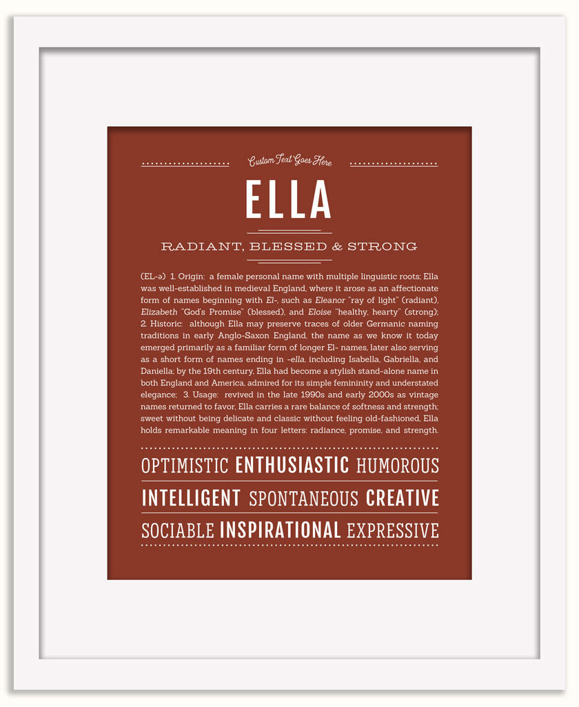 Ella | Name Art Print