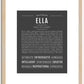 Ella | Name Art Print