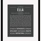 Ella | Name Art Print