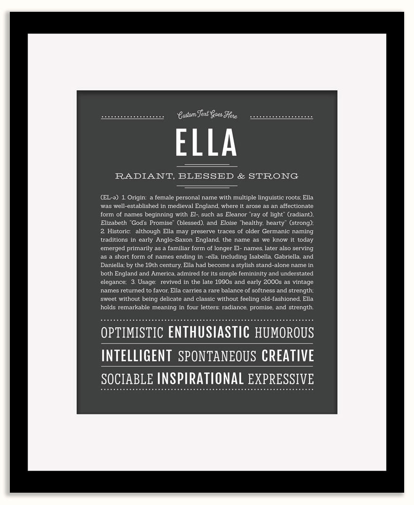 Ella | Name Art Print