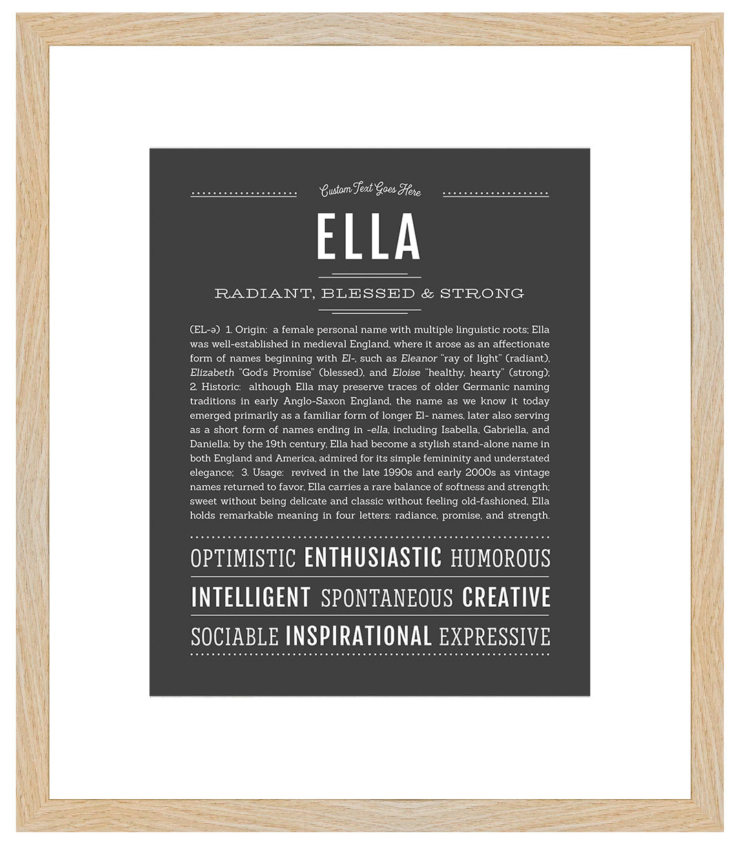 Ella | Name Art Print