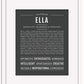 Ella | Name Art Print