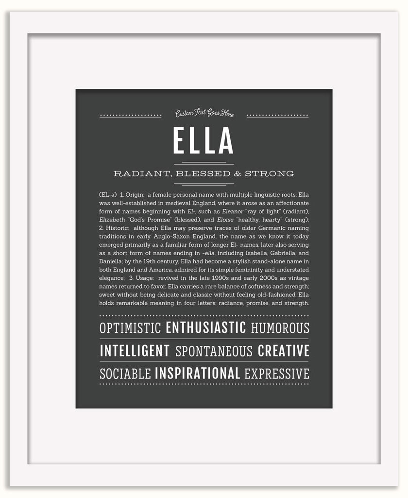 Ella | Name Art Print