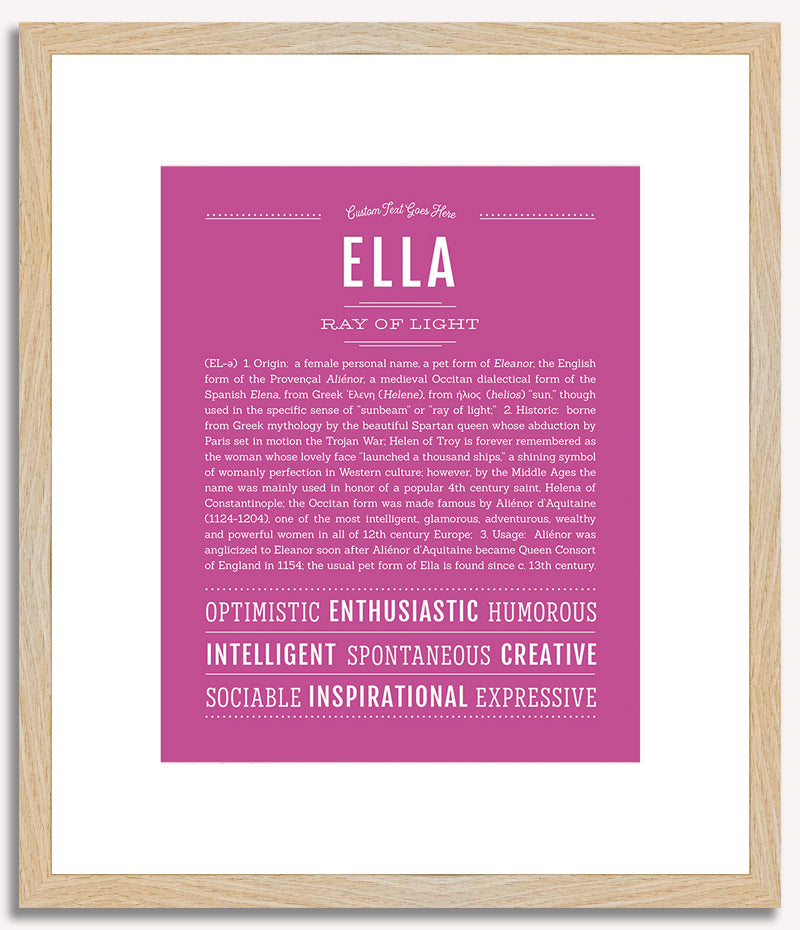 Ella | Name Art Print