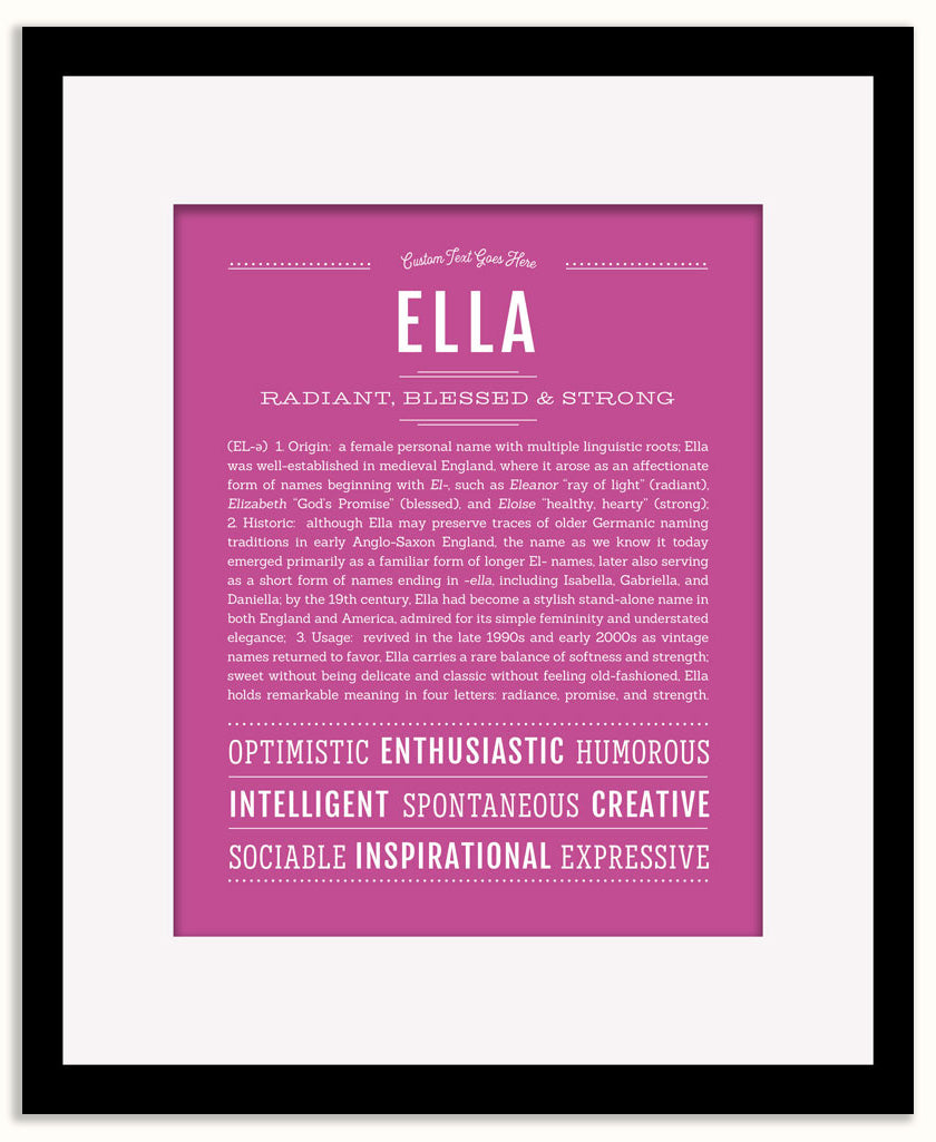Ella | Name Art Print