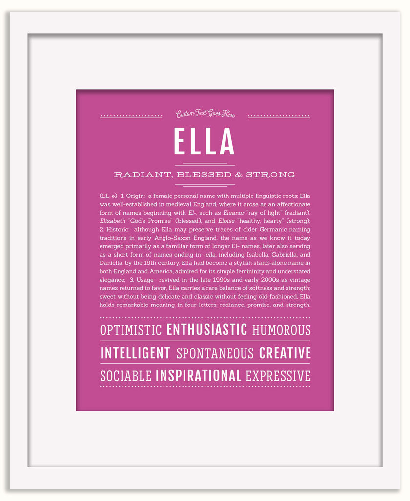 Ella | Name Art Print