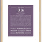 Ella | Name Art Print