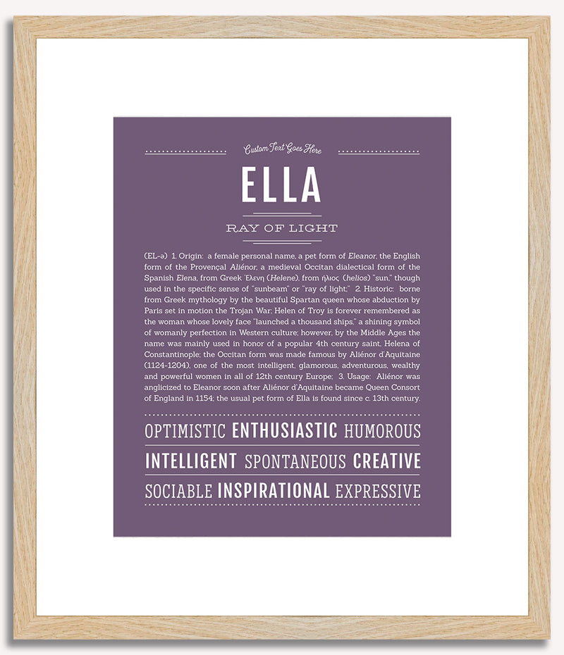 Ella | Name Art Print