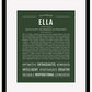 Ella | Name Art Print