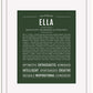 Ella | Name Art Print