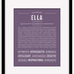 Ella | Name Art Print