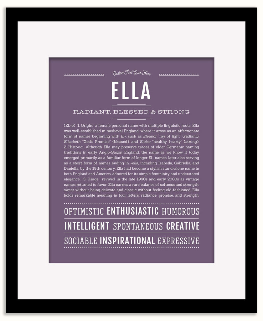 Ella | Name Art Print