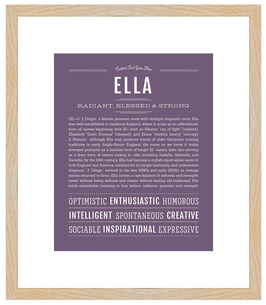 Ella | Name Art Print