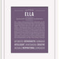 Ella | Name Art Print