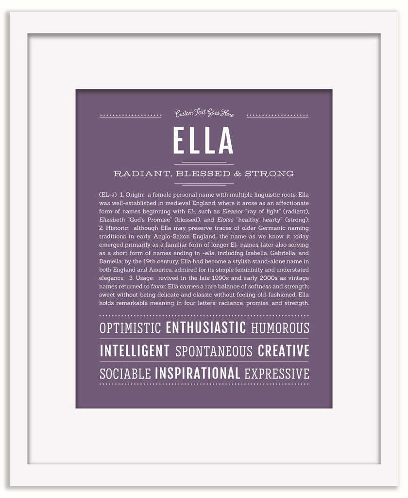 Ella | Name Art Print