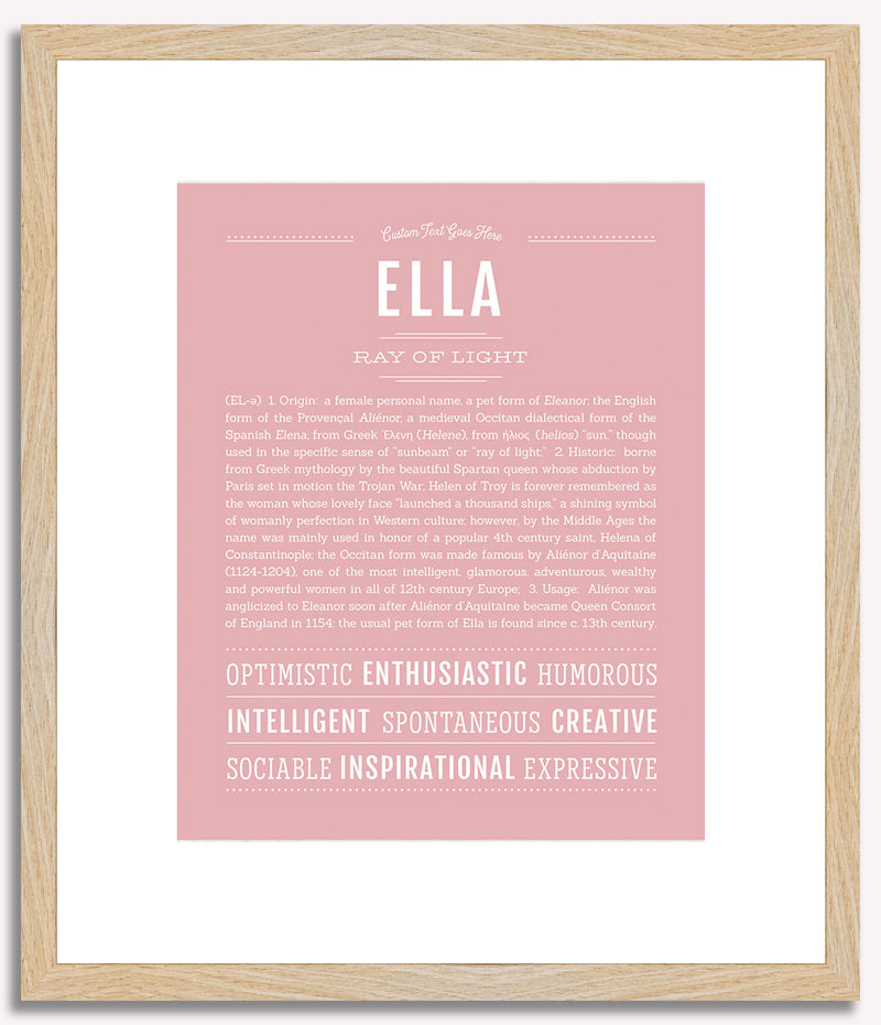 Ella | Name Art Print