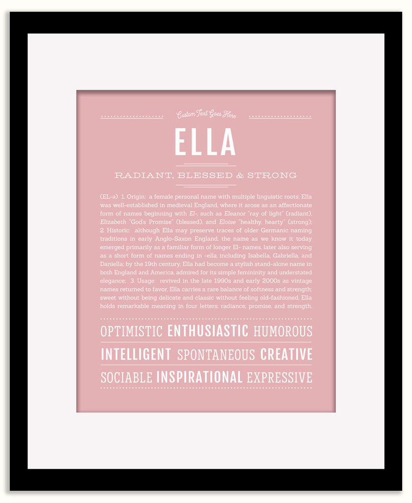 Ella | Name Art Print