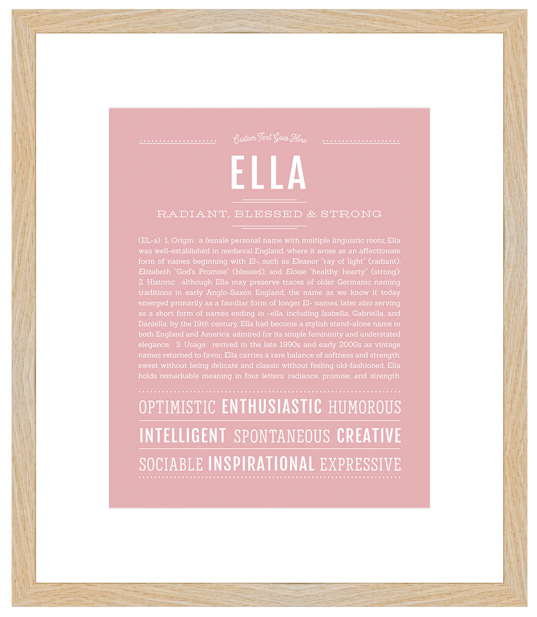 Ella | Name Art Print
