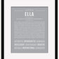 Ella | Name Art Print