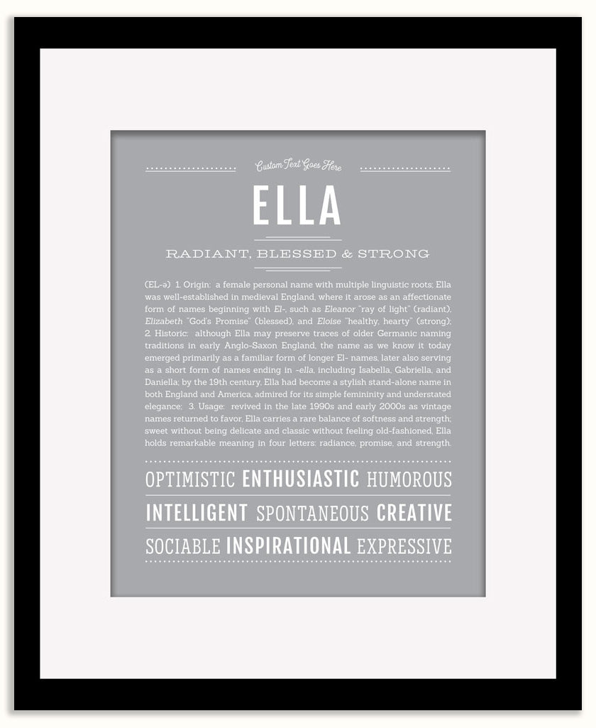 Ella | Name Art Print