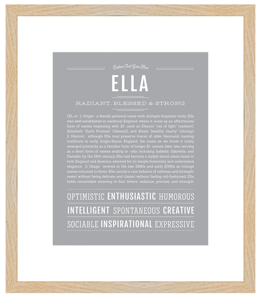 Ella | Name Art Print