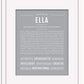 Ella | Name Art Print