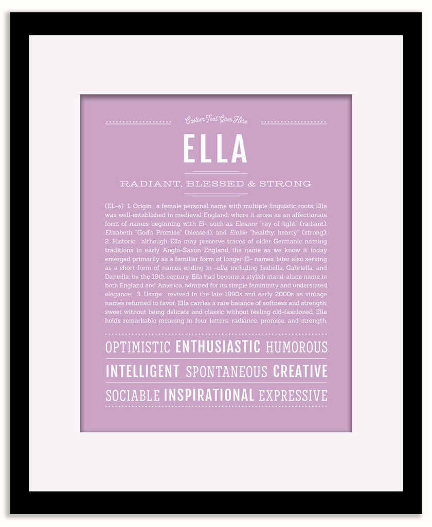 Ella | Name Art Print