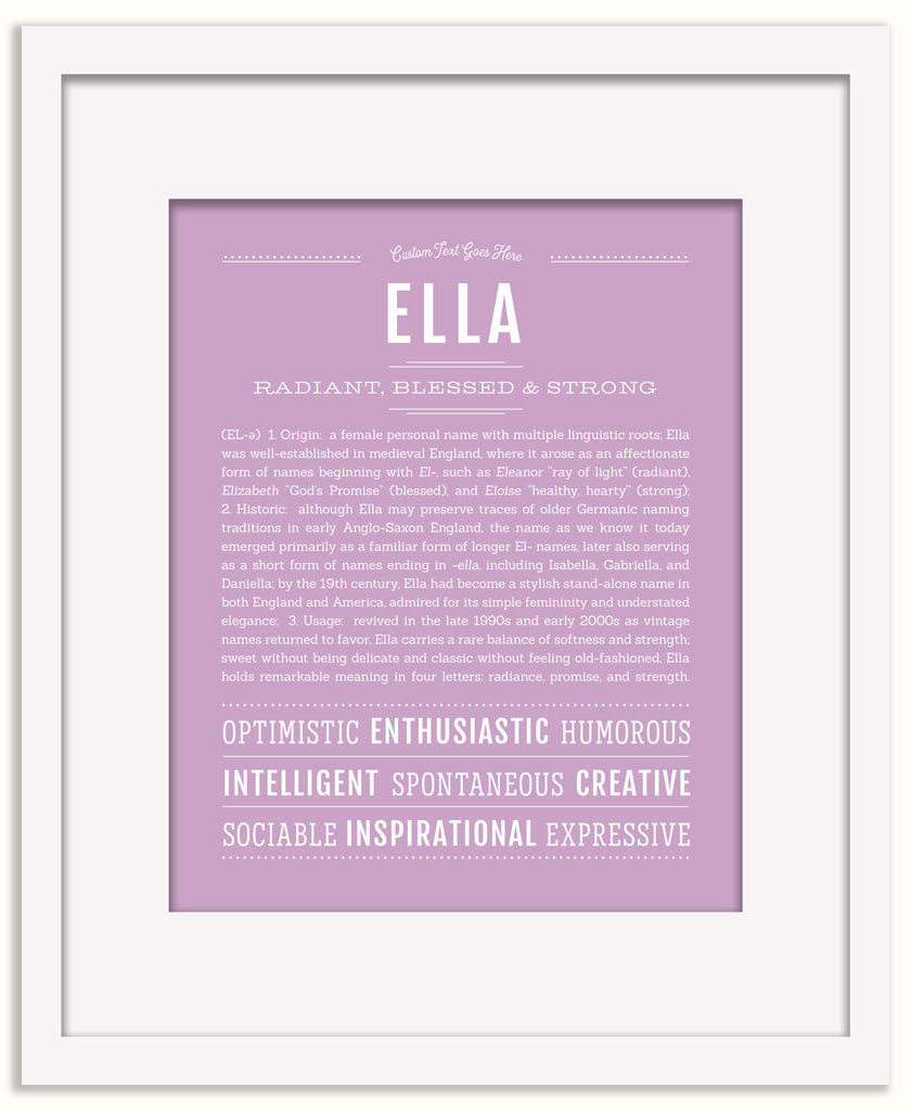 Ella | Name Art Print