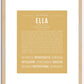 Ella | Name Art Print