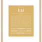 Ella | Name Art Print